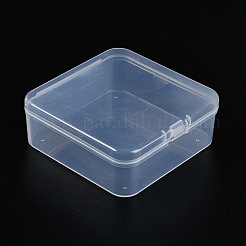 Contenitori di perline di plastica con coperchio incernierato&nbsp;CON-Z007-04C