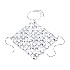 Bikini-Körperketten aus Eisen und klarem Acryl für die Brust von sexy Frauen&nbsp;AJEW-WH0348-730