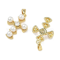 Pendentifs en laiton zircon cubique transparent&nbsp;KK-A294-13G