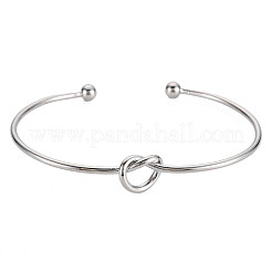 Anlaufgeschütztes Armreif in Knotenform&nbsp;BJEW-N013-007