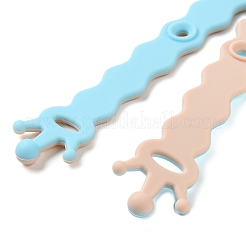 Catenelle porta ciuccio in silicone&nbsp;SIL-P004-B02