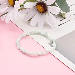 Natürliche Larimar Stretch Perlen Armbänder&nbsp;X-BJEW-JB05929-02