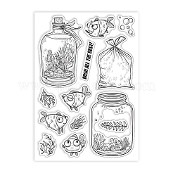 Timbri trasparenti in plastica PVC a tema estivo&nbsp;DIY-WH0631-0222