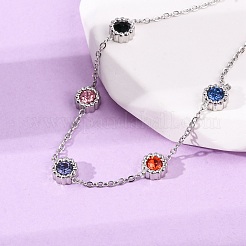 Bracelets à maillons en acier inoxydable 304&nbsp;BJEW-A047-01P-02