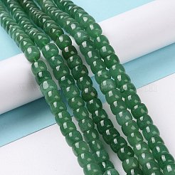 Gefärbte und erhitzte natürliche weiße Jadeperlenstränge&nbsp;G-G990-C03