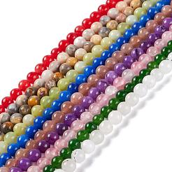 Chapelets de perles en pierre gemme naturelle&nbsp;G-F591-03M-6mm