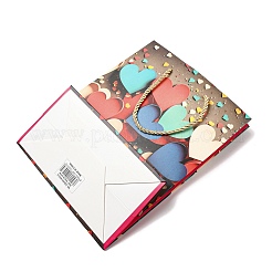 4 Farben Valentinstag-Liebespapier-Geschenktüten&nbsp;CARB-D014-01J