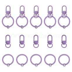 10 fermoir mousqueton pivotant en alliage de zinc avec peinture de cuisson&nbsp;FIND-TADJ0001-27H