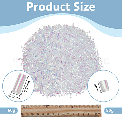 150 g 2 Arten abnehmbare Kunststoffperlen&nbsp;KY-OC0001-47