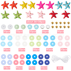DIY-Set zum Basteln eines stapelbaren Seestern-Armbands&nbsp;DIY-SC0024-27
