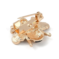 Petites épingles en émail en forme d'abeille&nbsp;LS-JEWB-S026-01G-A