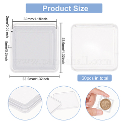Münzbox aus Kunststoff&nbsp;ODIS-WH0030-12