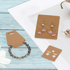 60 pz 3 stili di carte espositive in carta kraft per orecchini&nbsp;CDIS-LP0001-22