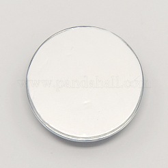 Blu e bianco floreali stampati cabochon in vetro&nbsp;GGLA-A002-10mm-XX