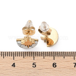 Ohrstecker aus 304 Edelstahl&nbsp;EJEW-Z089-37B-G