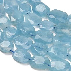 Natürliche Aquamarin absolvierte Perlen Stränge&nbsp;G-B178-H01-01
