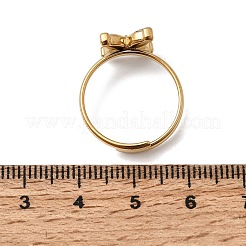 Anelli in acciaio inossidabile 304 con zirconi cubici&nbsp;RJEW-C169-01G-03