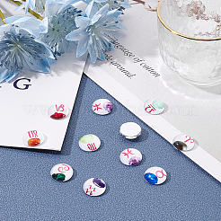 Cabochons di vetro&nbsp;GGLA-PH0001-07A