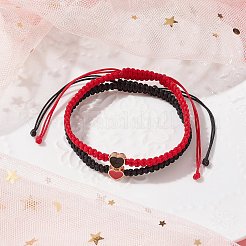 2 fil de nylon tressé de 2 couleurs.&nbsp;BJEW-JB09768