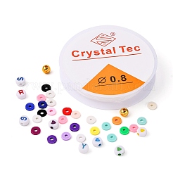 Kit fai da te per la creazione di braccialetti da surfista heishi&nbsp;DIY-FS0002-77