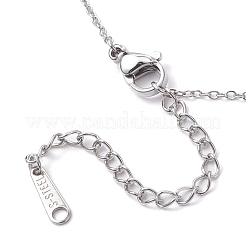 26 Stück Legierungs-Strass-Anhänger-Halsketten&nbsp;NJEW-JN05245