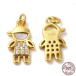 925 Sterling Silber Micro pave Zirkonia Charme&nbsp;STER-I010-39G