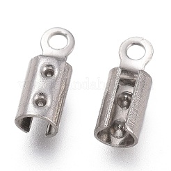 Emembouts à sertir pliables en acier inoxydable 304 résistants au ternissement&nbsp;STAS-L262-04B-P