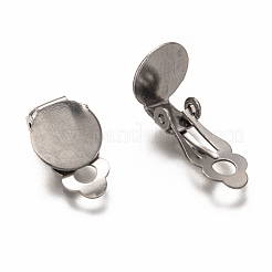 Clip per orecchini in acciaio inossidabile 304 anti-ossidazione&nbsp;STAS-L259-001A-P