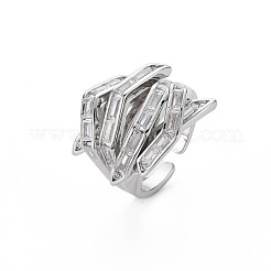 Umarmung Hand Finger Zirkonia Manschettenring&nbsp;X1-RJEW-T016-35P-02