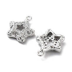 Porte micro ouvrent pendentifs zircone cubique en laiton de placage&nbsp;KK-K333-88P