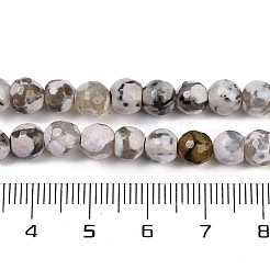 Naturbrand Knistern Achat Perlen Stränge&nbsp;G-C082-A01-43