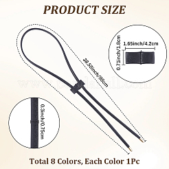 8 Stück 8 Farben PU-Leder Kordelzug für Bucket Bag&nbsp;DIY-CL0001-44