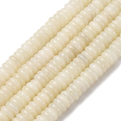 Natürliche weiße afrikanische Opalkorne Stränge&nbsp;G-L624-H12-6x2mm