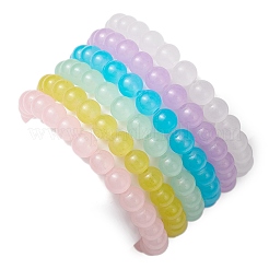 Ensemble de bracelets extensibles en perles de verre&nbsp;BJEW-JB10774
