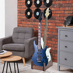 3-stöckiger Gitarren-Organizer-Displayständer aus Holz&nbsp;ODIS-WH0108-063