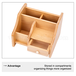 Buche Kosmetik Schublade Lagerung Organizer Box&nbsp;OBOX-WH0004-13