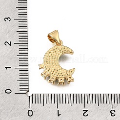 Pendentifs en laiton zircon cubique transparent&nbsp;CU-CBAF50C-03A-G