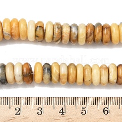 Natürliche Huanglong-Jadeperlenstränge&nbsp;G-B155-B03-4x10mm