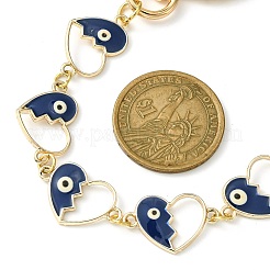 Catene di estensione per borse in lega di smalto malocchio&nbsp;AJEW-BA00132-03