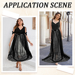 Gonna in tulle di poliestere per donna&nbsp;AJEW-WH20080-14A