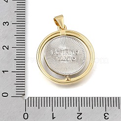 Messing micro pave klare zirkonia anhänger&nbsp;KK-A303-35G