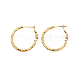 Pendientes de aro de acero inoxidable 304 para mujer&nbsp;EJEW-B114-02A-G
