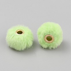 Imitation fourrure de vison perles européennes&nbsp;FIND-WH0148-423P