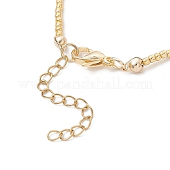 Pulseras para mujer con cuentas redondas de jade natural malasio teñido con chakras y cuentas de vidrio.&nbsp;BJEW-JB13075