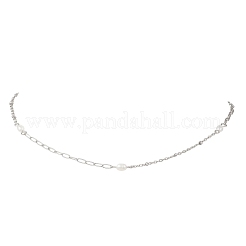 Colliers pour femmes en perles naturelles&nbsp;NJEW-JN05823-01
