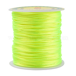 Fil de nylon, jaune vert, 1.0mm, environ 76.55 yards (70 m)/rouleau
