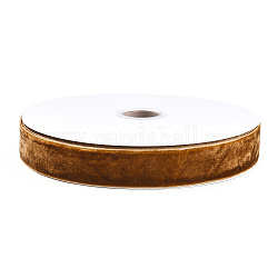 Односторонняя бархатная лента, для подарочной упаковки, оформление партии, Перу, 1 дюйм (25 мм), около 18.59~19.69 ярда (17~18 м) / рулон