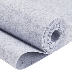 Feutre polyester, tissu, rectangle, gris clair, 40x0.1 cm, 3m/rouleau