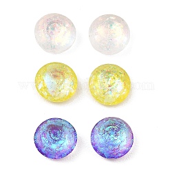 Cabochons en résine imitation opale, cône à facettes, couleur mixte, 7x4mm