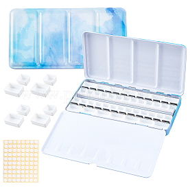 Wholesale BENECREAT 3 Pack 33x16x3cm 24 Grids Plastic Storage Container  Jewellery Box with Adjustable Dividers Large Clear Plastic Bead Storage Box(Compartment:  4x3.8x3cm) 